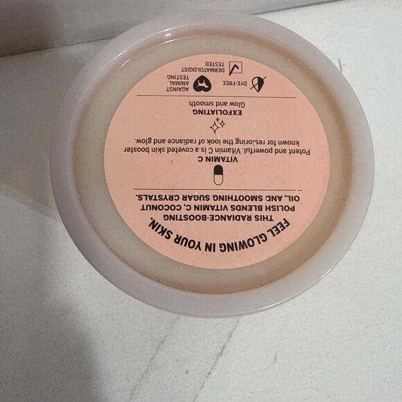 Victoria's Secret Pink Coco Peach Body Scrub Exfoliating Shower Smoothing New - Picture 3 of 6